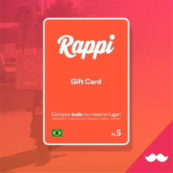 Gift Card Rappi R$ 5 Reais