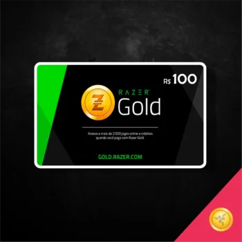 Gift Card Razer Gold R$ 100 Reais