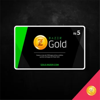 Gift Card Razer Gold R$ 5 Reais